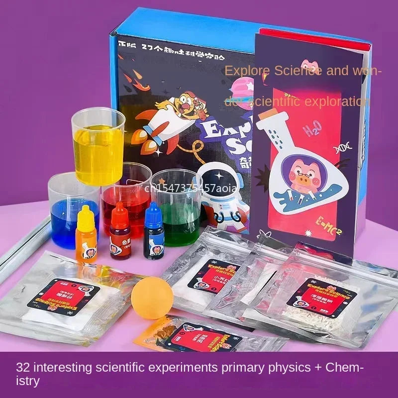 New Kids Science Laboratory Montessori Toys Chemical Experiments Kits Children Educational ToysScience popularization equipment